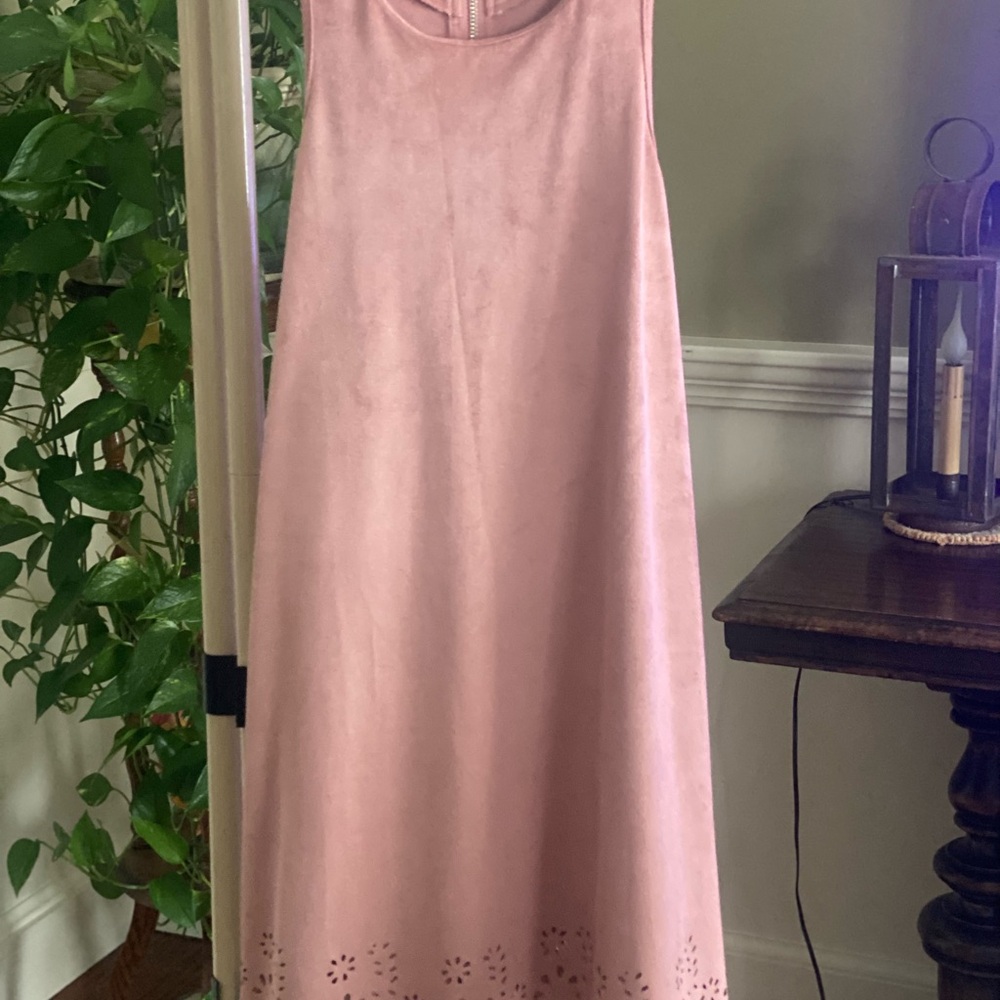NWOT Paper Crane Blush Pink Midi Dress